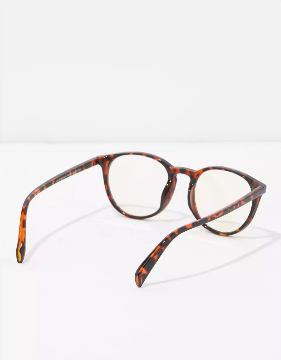 Lunettes de Soleil American Eagle AE Tortoise Bluelight Multicolore Homme | DSX-56381176